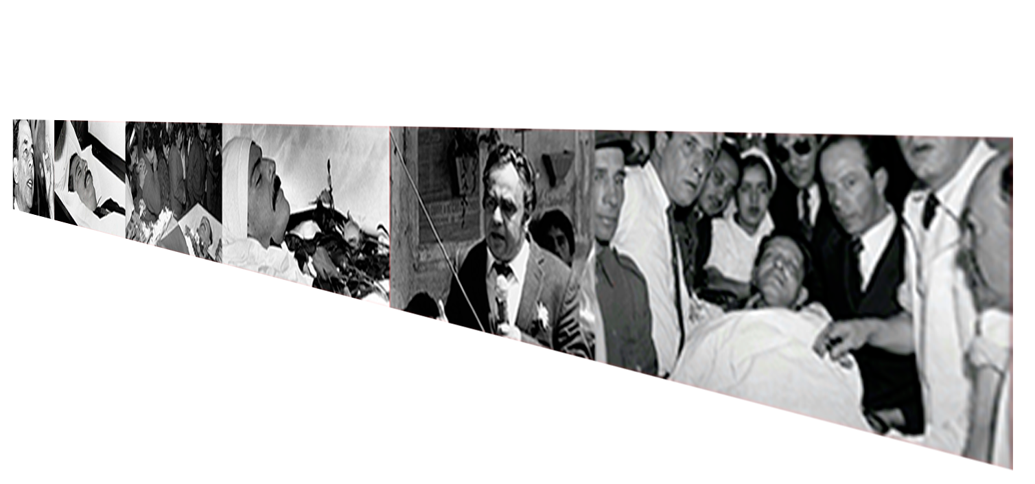 hombre yaciente y pilares de yury forero